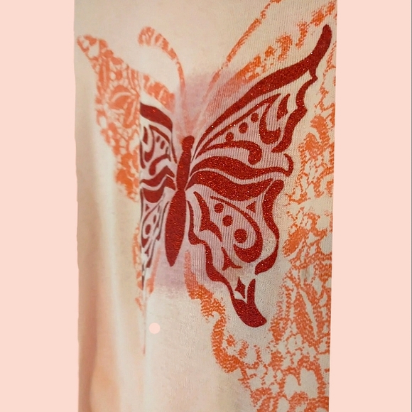 Glitter Butterfly Top (Relisted copy) - Picture 2 of 10